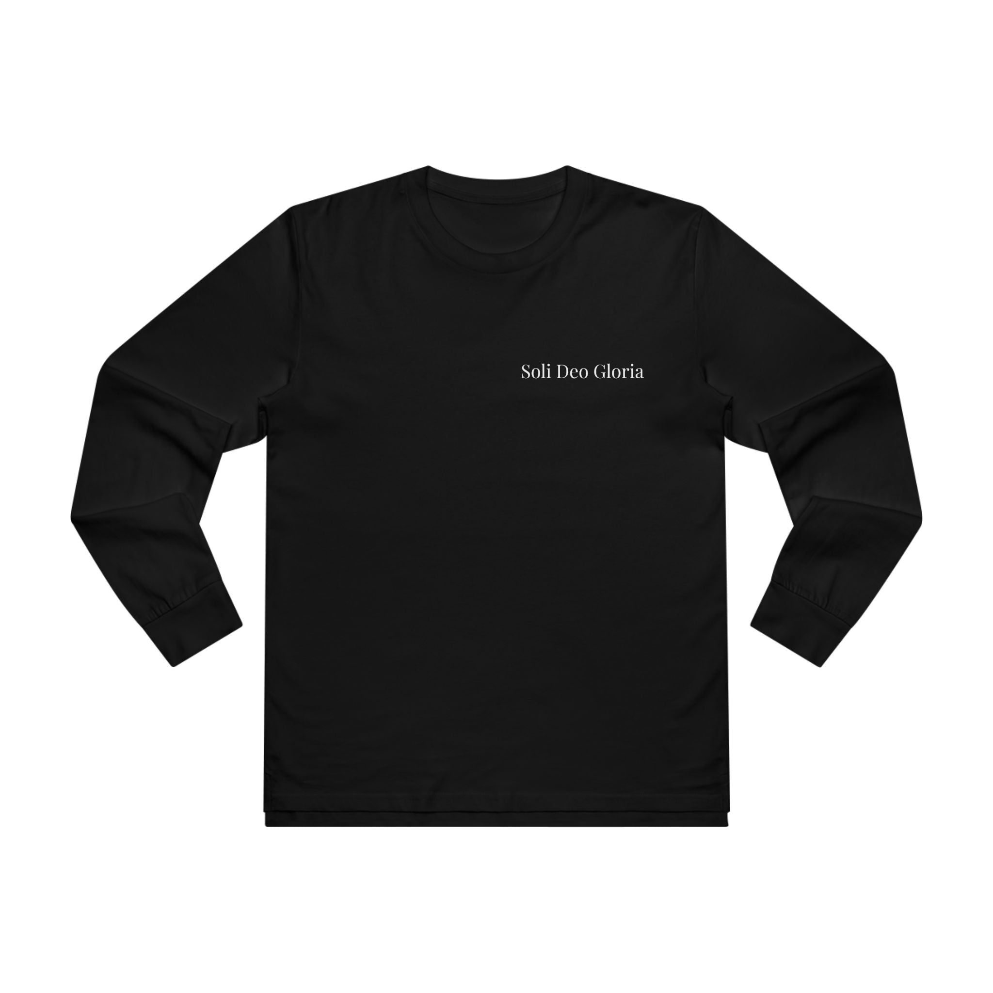 Gloria Long sleeve — "For His Glory Alone" (Psalm 115:1)