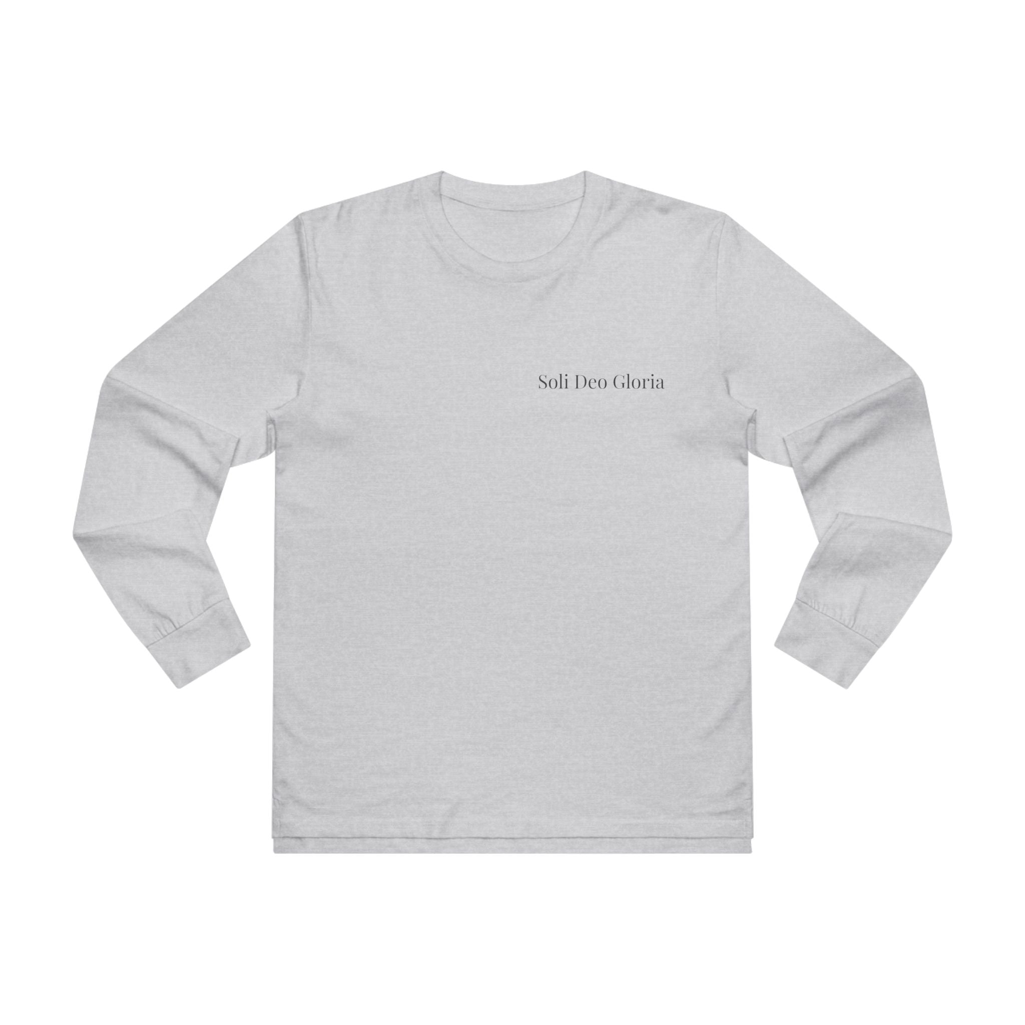 Gloria Long sleeve — "For His Glory Alone" (Psalm 115:1)