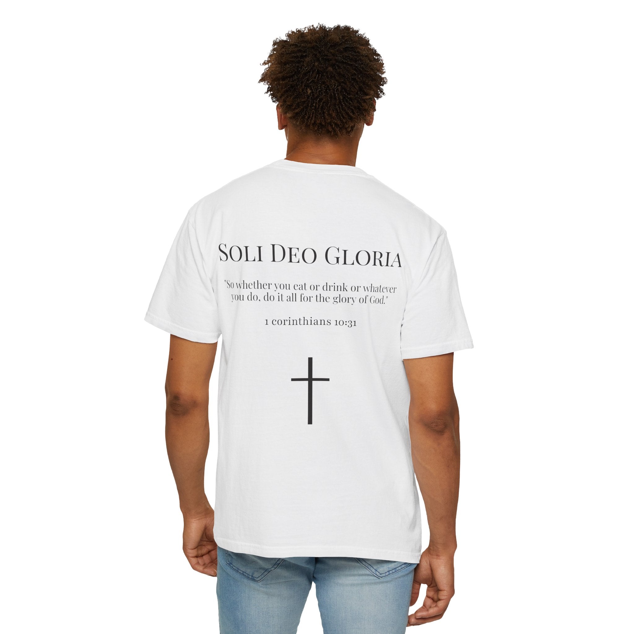 Glory Tee — "Soli Deo Gloria"